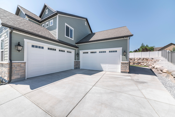 Concrete driveway installation in Lincoln